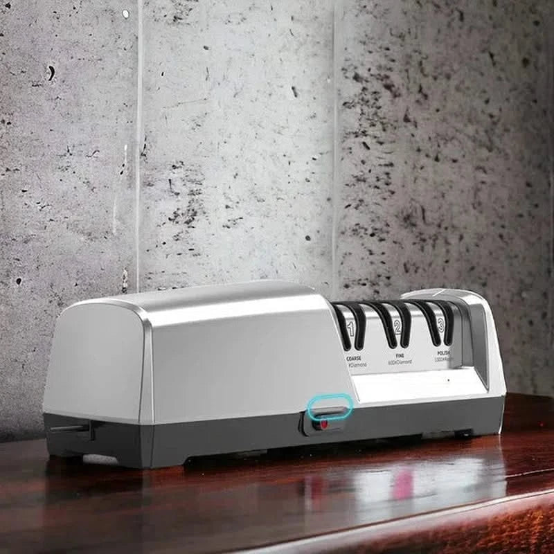 Affilatore elettrico a 3 fasi con angoli regolabili 15° e 20°