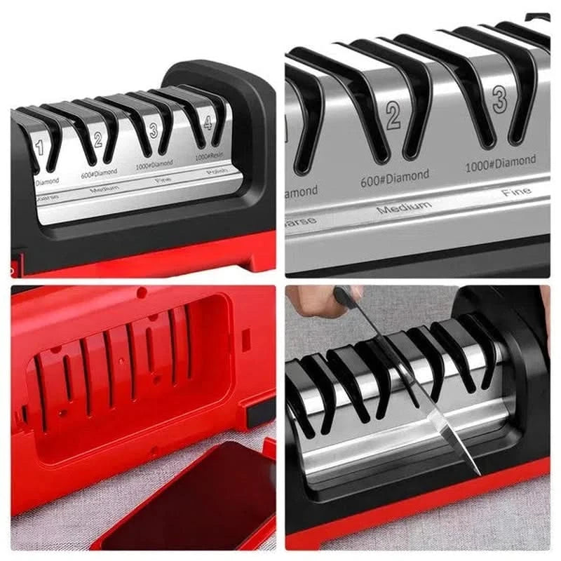 Affilatore elettrico professionale a 4 fasi – angolo di affilatura 20 gradi