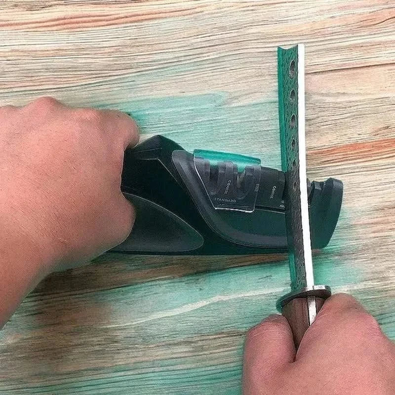 Affilatore ad angolo fisso con mola diamantata