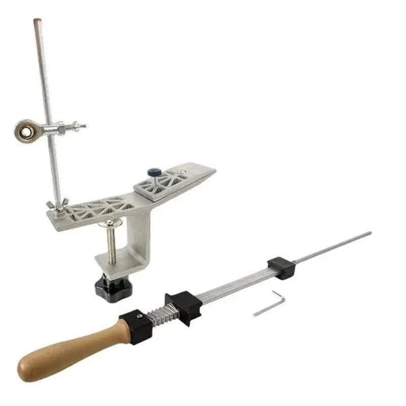 Affilatore professionale ad angolo fisso + pietre per affilare diamantate
