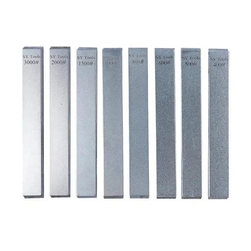 Set di pietre per affilare diamantate – grane 400#, 500#, 600#, 800#, 1000#, 1500#, 2000#, 3000#