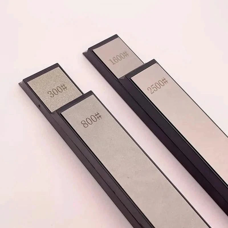 Set di 4 pietre per affilare diamantate per coltelli da cucina 300# 800# 1600# 2500#