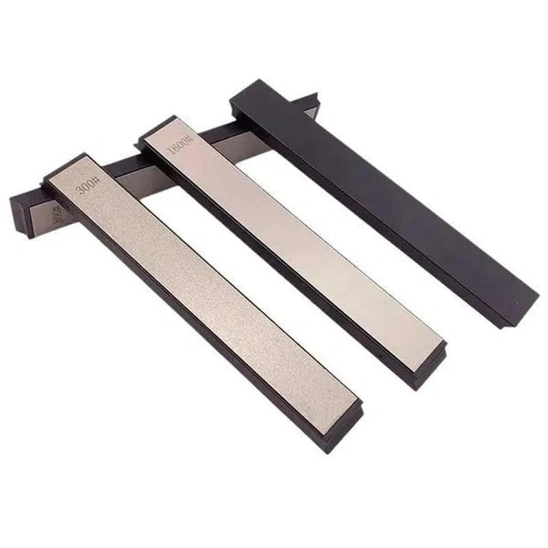 Set di 4 pietre per affilare diamantate per coltelli da cucina 300# 800# 1600# 2500#