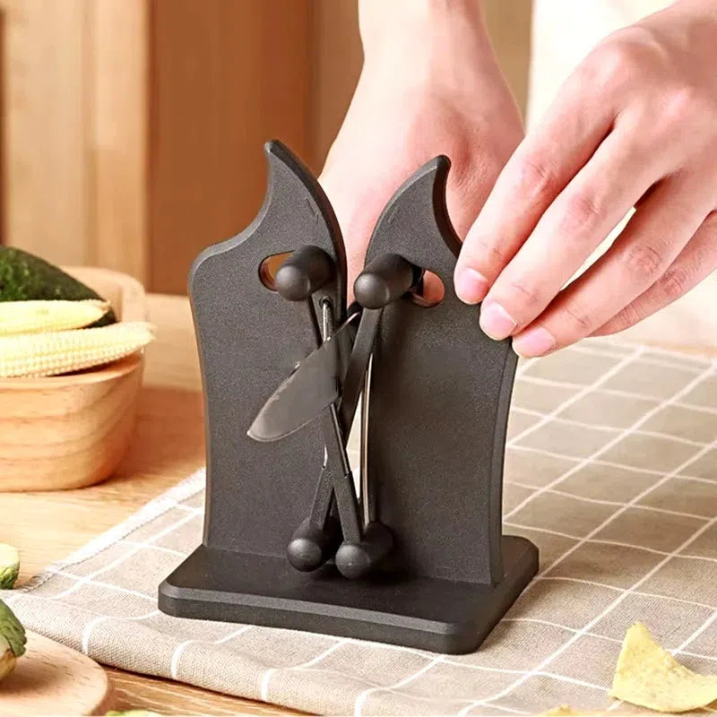 Aiguiseur de couteaux professionnel en acier inoxydable Immagine