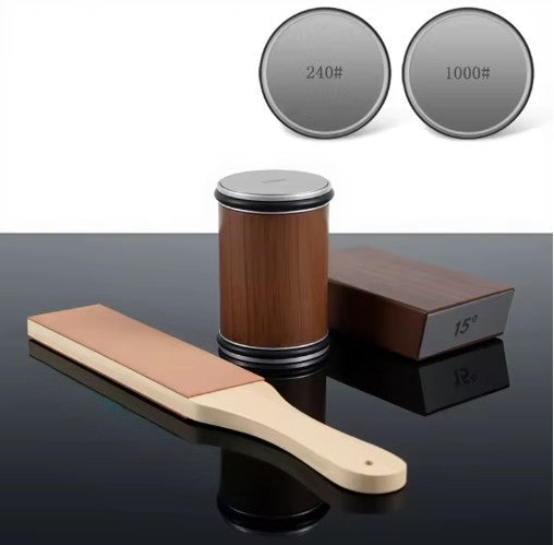 Affilatore in legno con guida magnetica